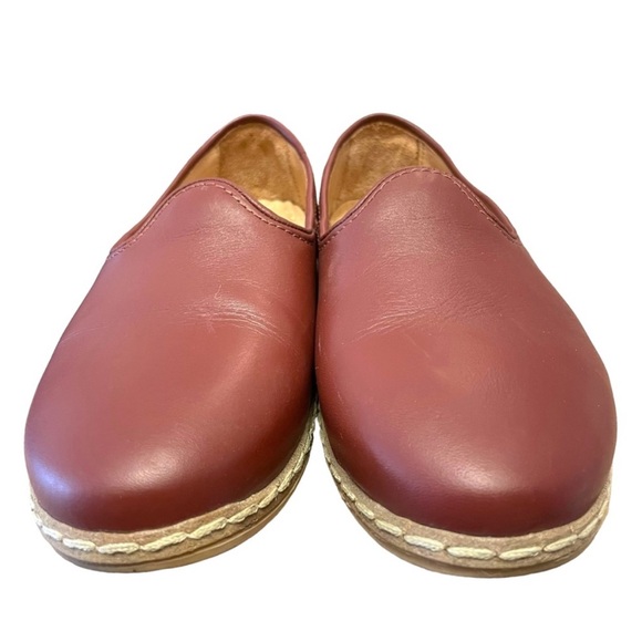 CHARIX Women's Cognac Maroon Red Leather
Loafer Flats Size 38 (8) - Picture 7 of 13
